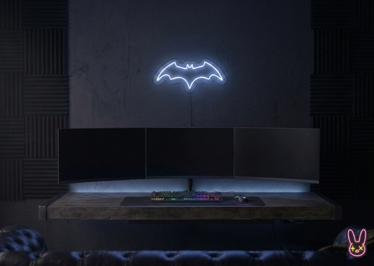 The Dark Knight: Batwing Silhouette